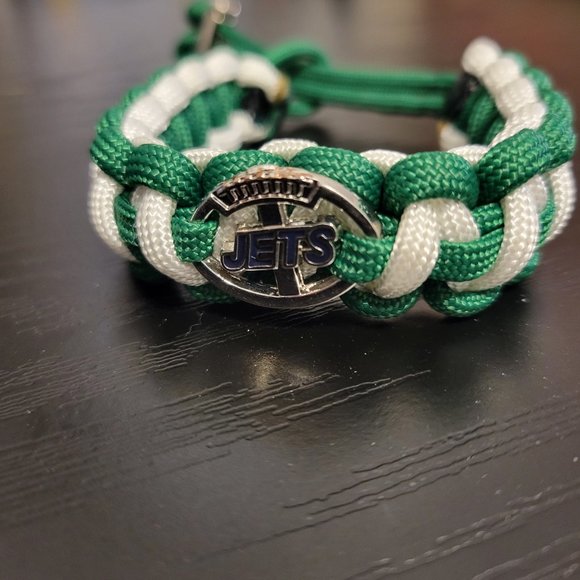 New Handmade Para-cord New York Jets Bracelet Unisex - Picture 2 of 2